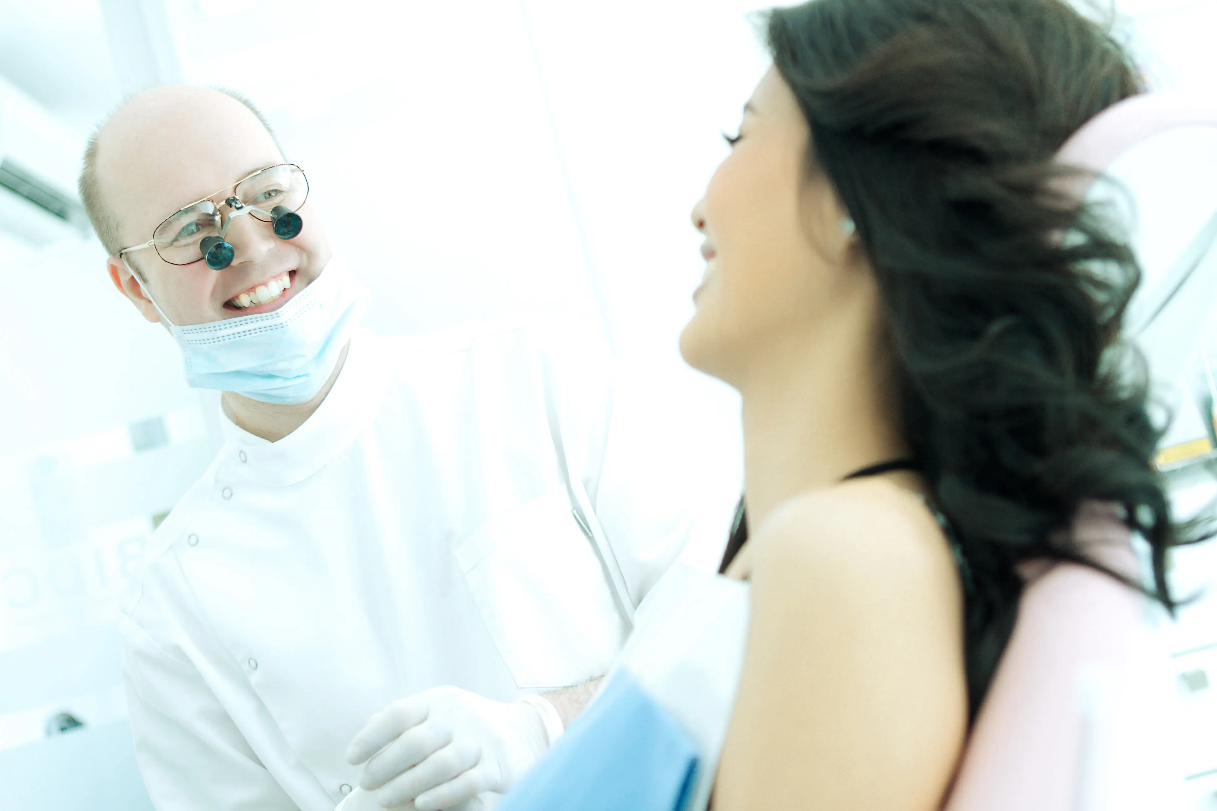 Dr. Sami Savolainen with a patient